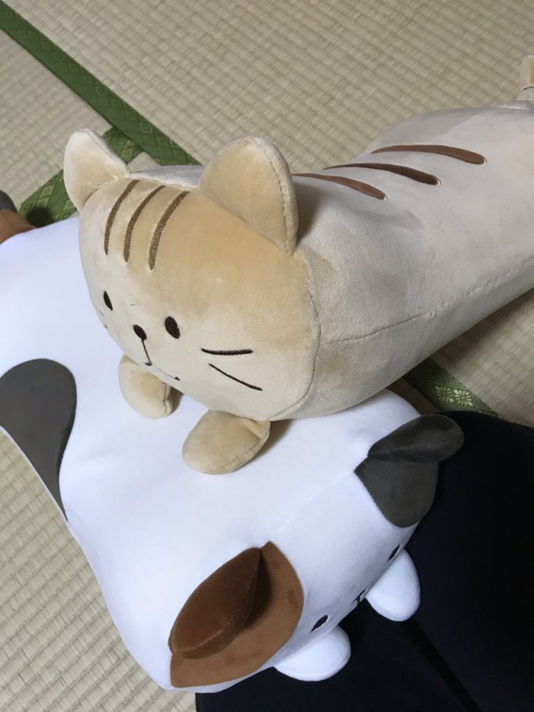 ハピンズのふくふくにゃんこのマルチクッション